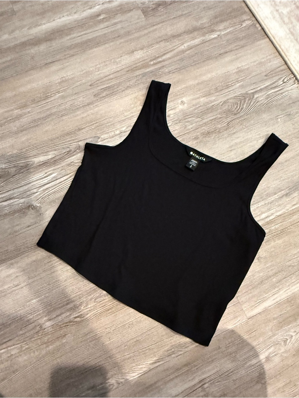 Athleta Cropped Ribbed Top - Picture 3 of 3